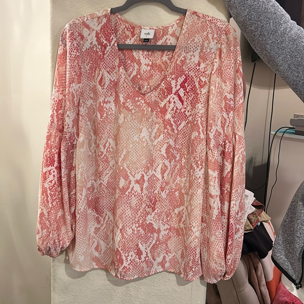 Cabi snake skin top